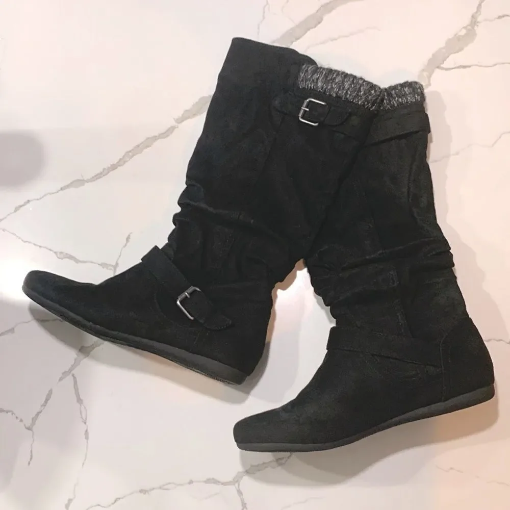 Dolce Vita | Ellaway Women’s Black Tall Suede Fashion Knee High Boots Size 7